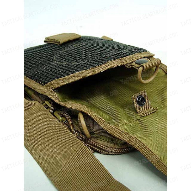 Tactical Utility Gear Shoulder Sling Bag Coyote Brown S