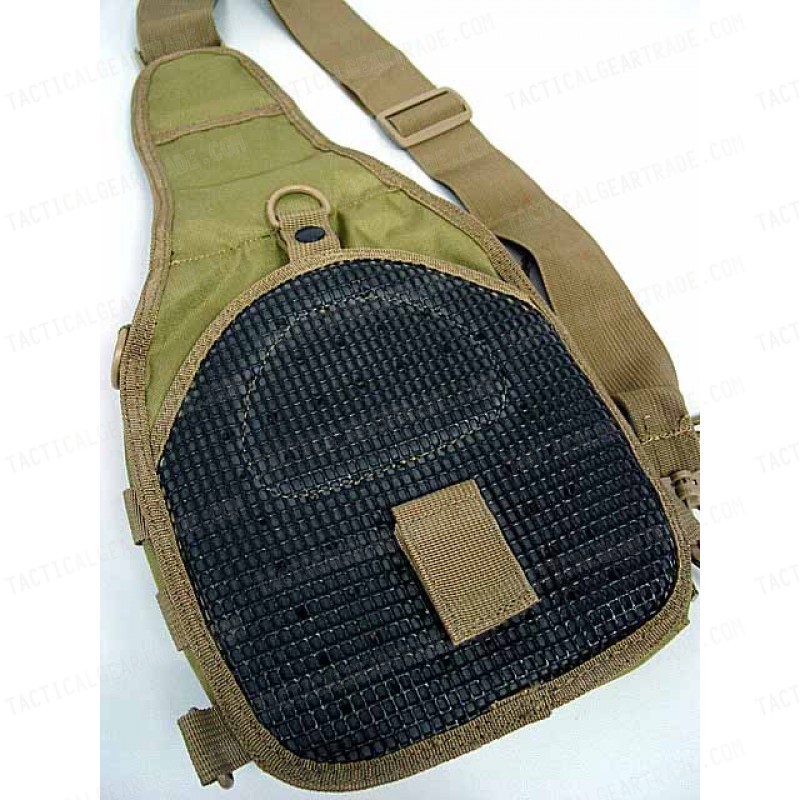 Tactical Utility Gear Shoulder Sling Bag Coyote Brown S