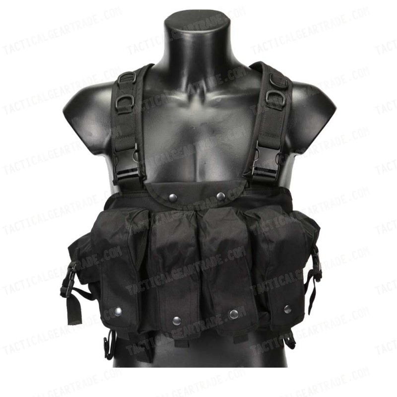 AK Magazine Chest Rig Carry Vest Black for 17.84