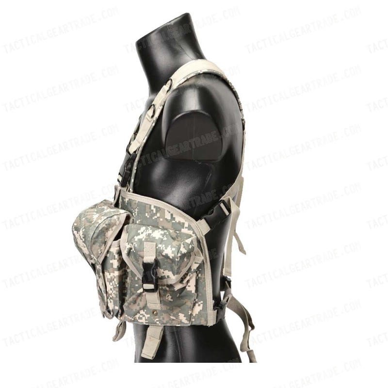 AK Magazine Chest Rig Carry Vest Digital ACU Camo