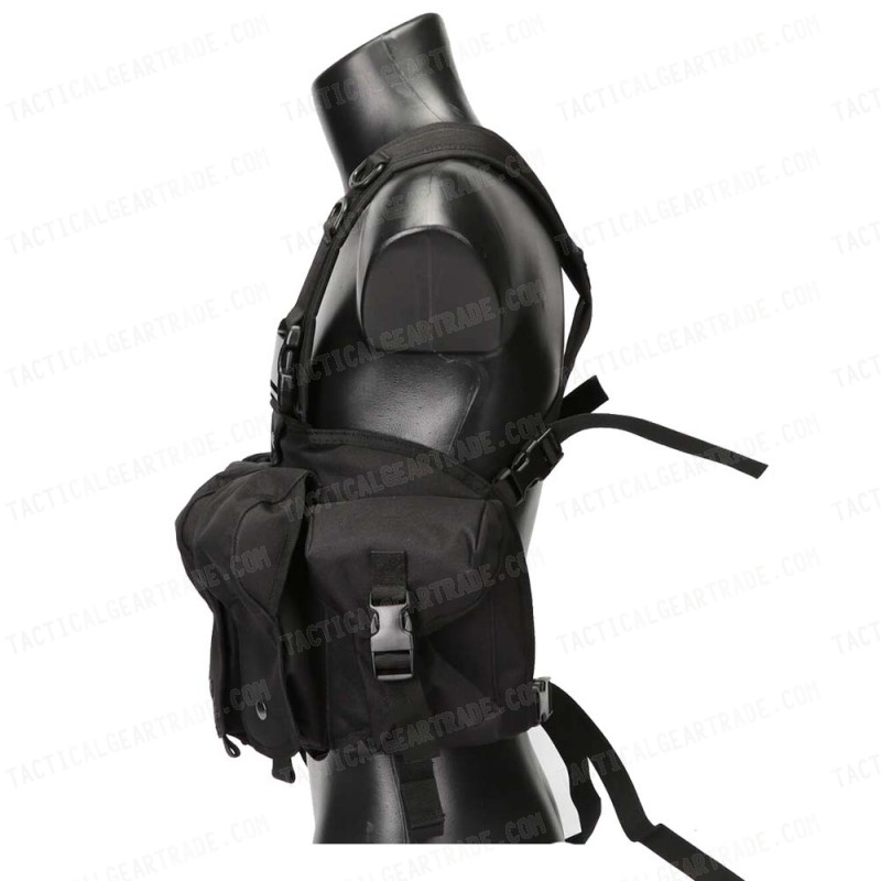 AK Magazine Chest Rig Carry Vest Black