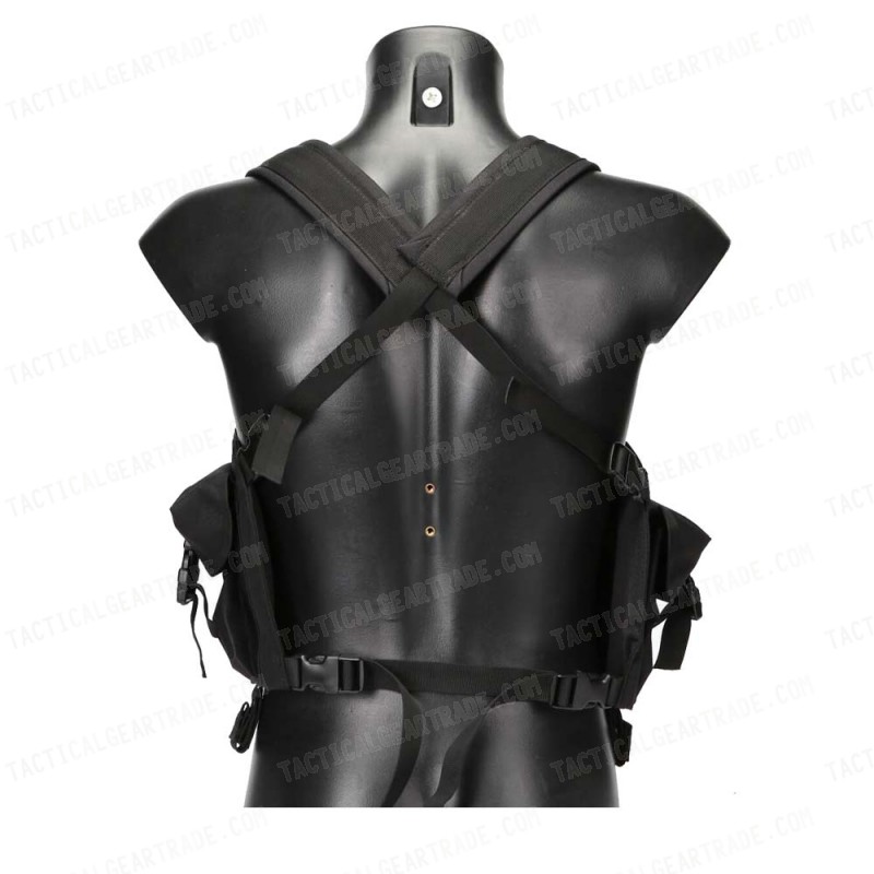 AK Magazine Chest Rig Carry Vest Black