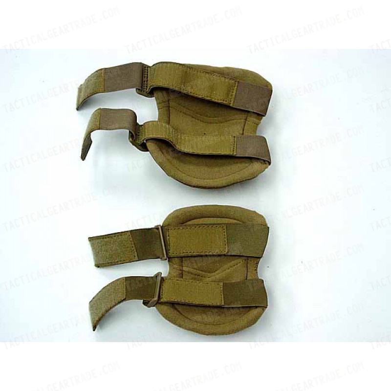 SWAT X-Cap Airsoft Paintball Knee & Elbow Pads Desert Tan