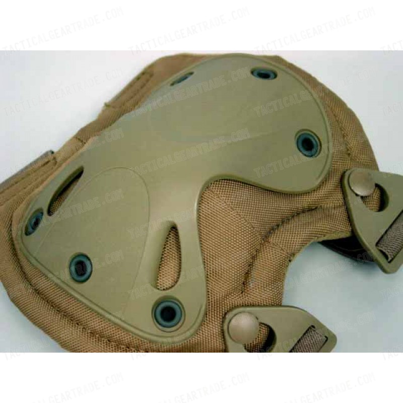 SWAT X-Cap Airsoft Paintball Knee & Elbow Pads Desert Tan