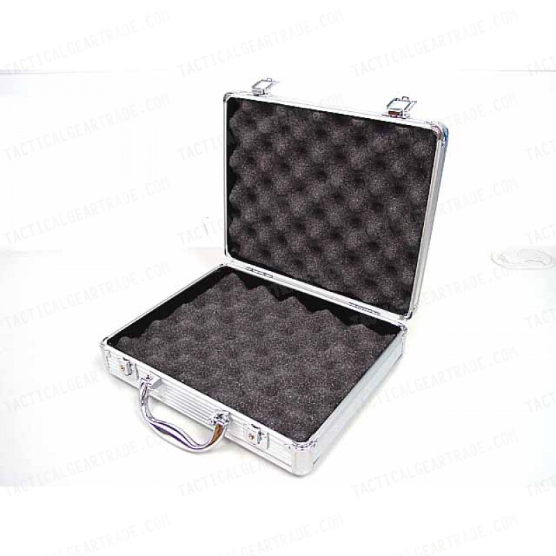 Airsoft Pistol Aluminum Carry Storage Hard Case Box 11\