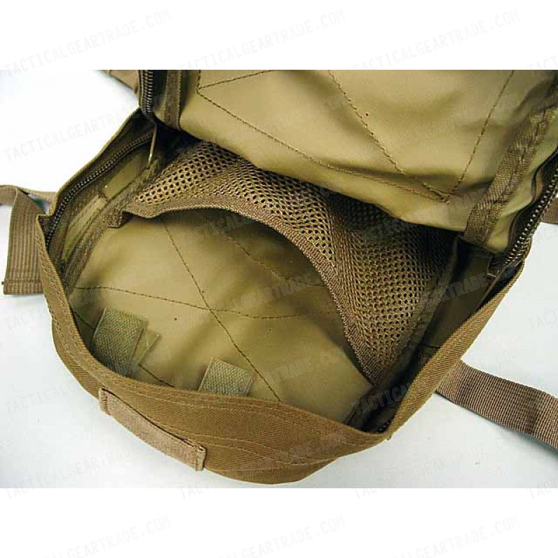 Molle MBSS 3L Hydration Water Back Pack Pouch Coyote Brown