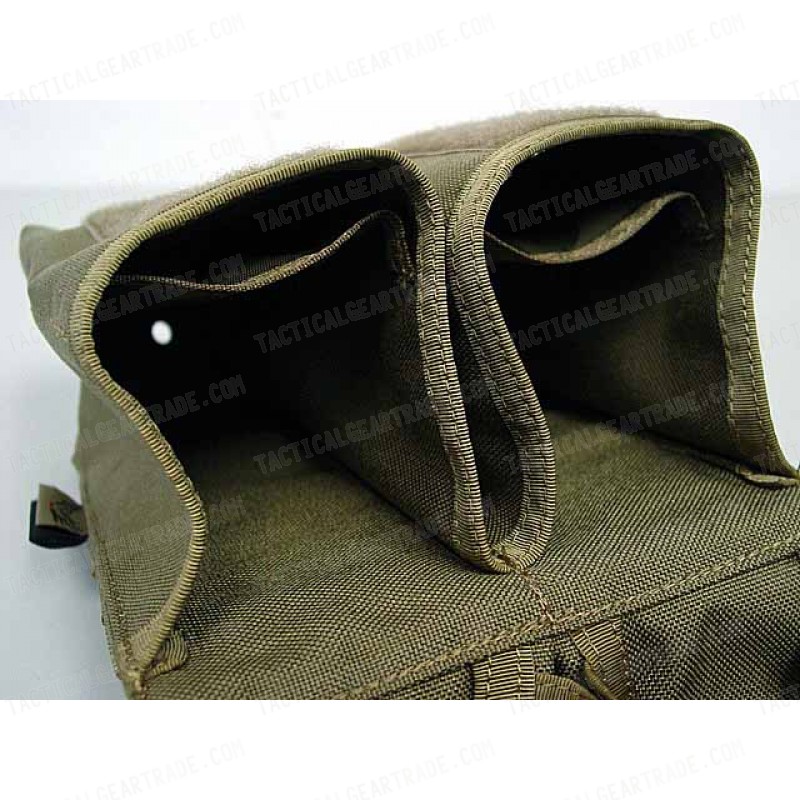 Flyye 1000D Molle Double AK Magazine Pouch Khaki