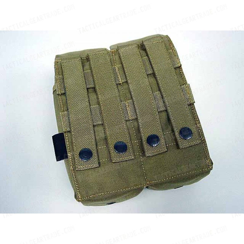 Flyye 1000D Molle Double AK Magazine Pouch Khaki