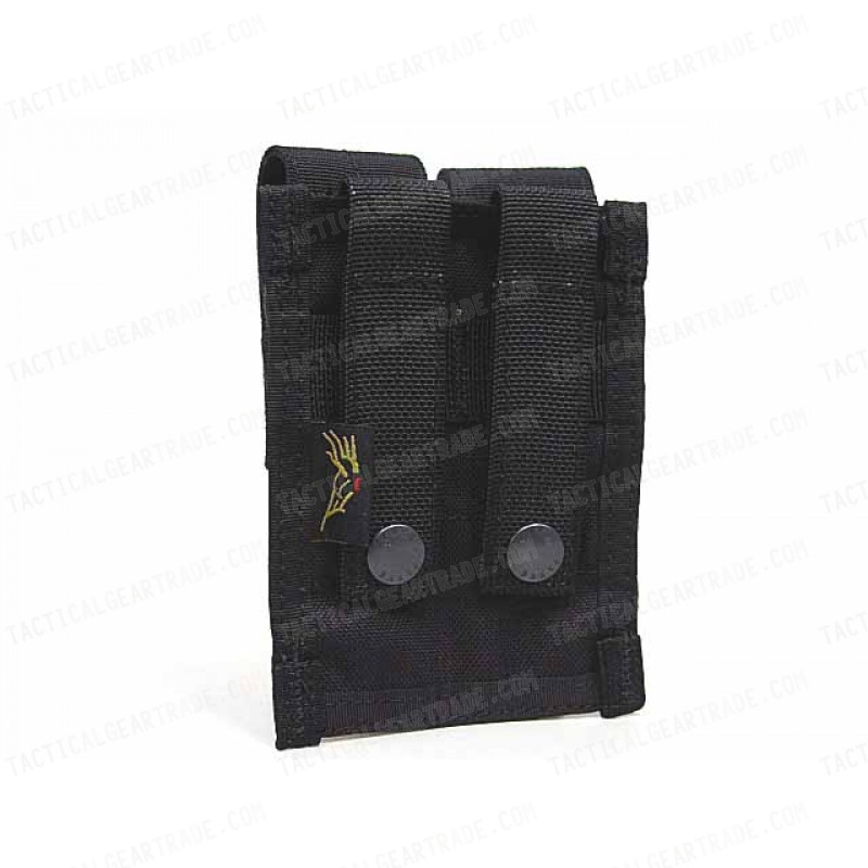 Flyye 1000D Molle Double 9mm Pistol Magazine Pouch Black