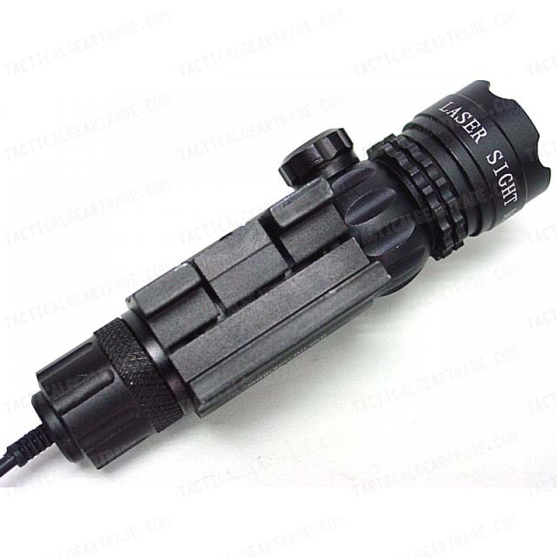 Tactical Head Rifle Blue Laser Sight Pointer with 2 Mount Set