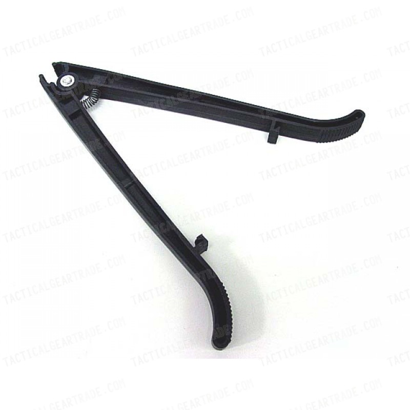 Airsoft Universal Rifle Outer Barrel Bipod ST02 Black