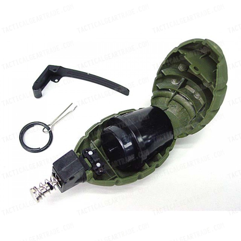 SY Gas Powered Pineapple Hand Metal Grenade OD SY838