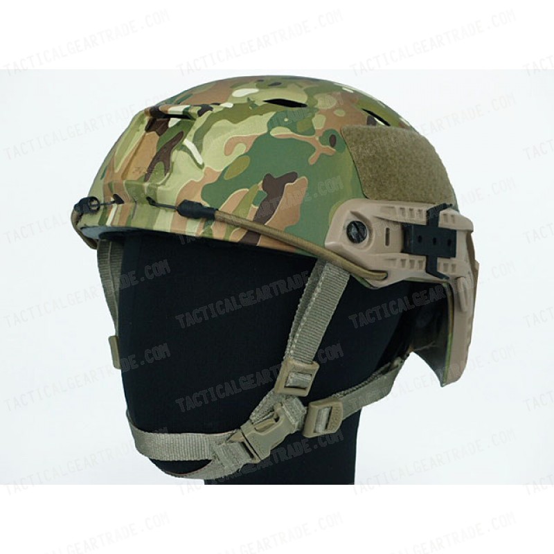 Airsoft FAST Base Jump Style Helmet Multi Camo