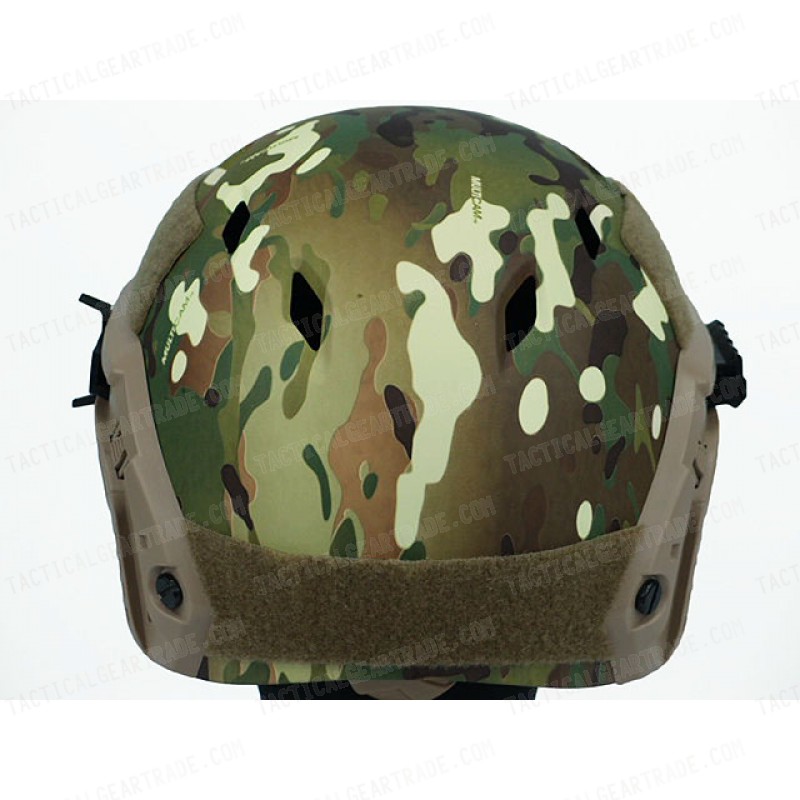 Airsoft FAST Base Jump Style Helmet Multi Camo