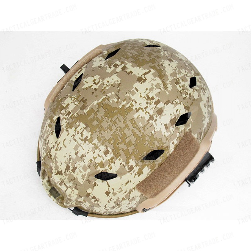 Airsoft FAST Base Jump Style Helmet Digital Desert Camo