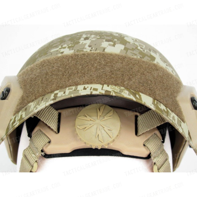 Airsoft FAST Base Jump Style Helmet Digital Desert Camo