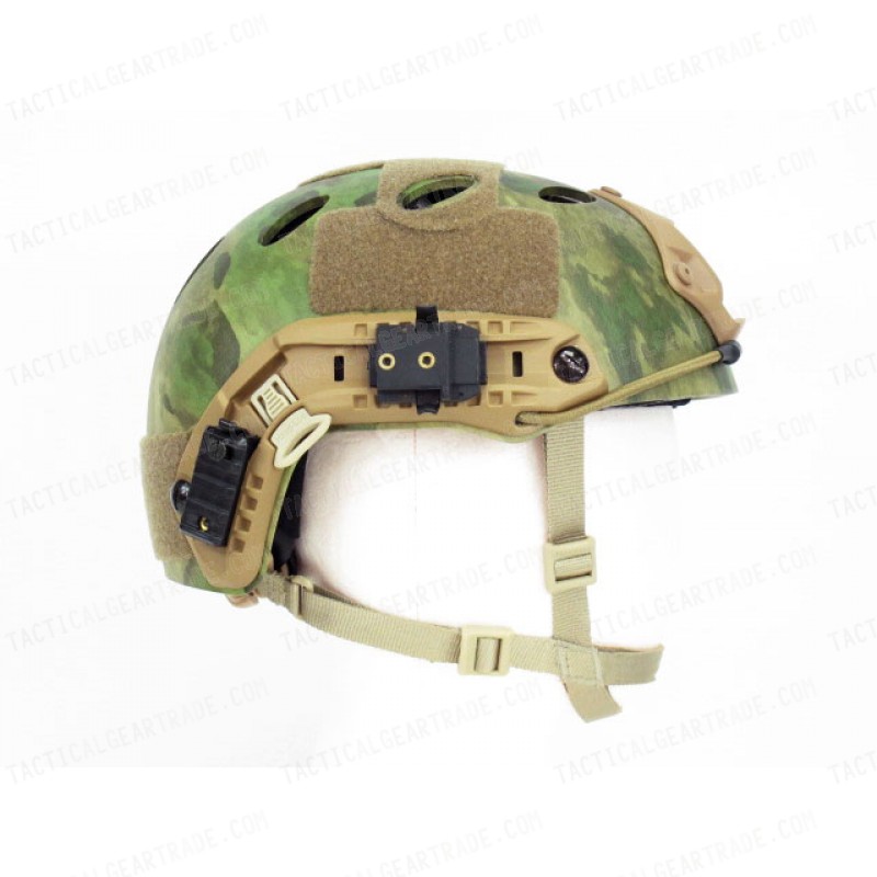 Airsoft FAST Carbon Style Helmet A-TACS FG Camo