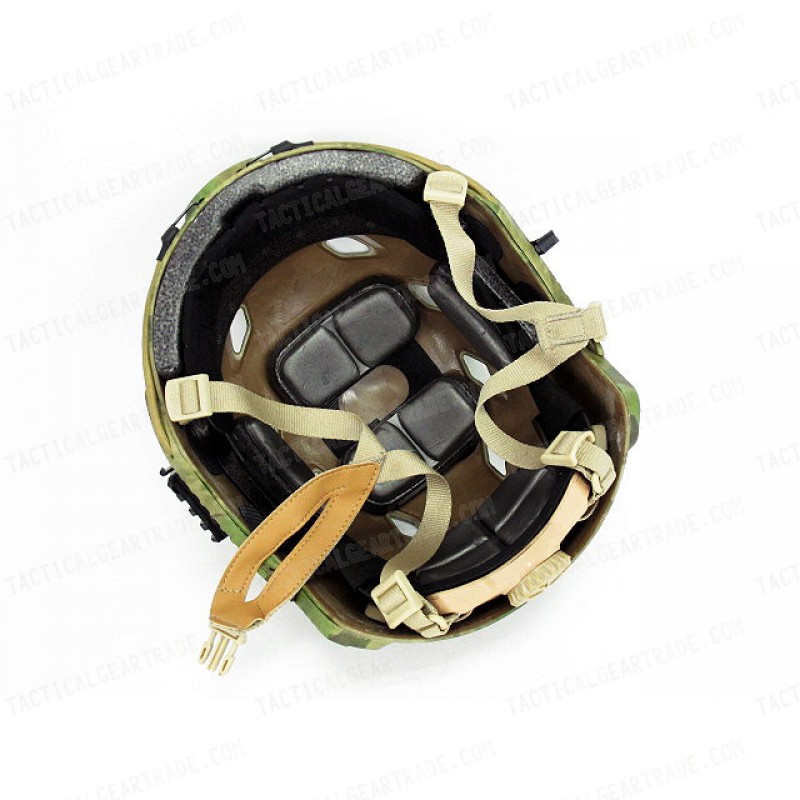 Airsoft FAST Base Jump Style Helmet A-TACS FG Camo