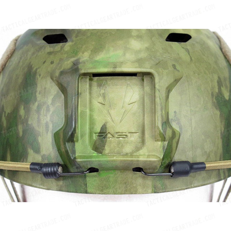 Airsoft FAST Base Jump Style Helmet A-TACS FG Camo