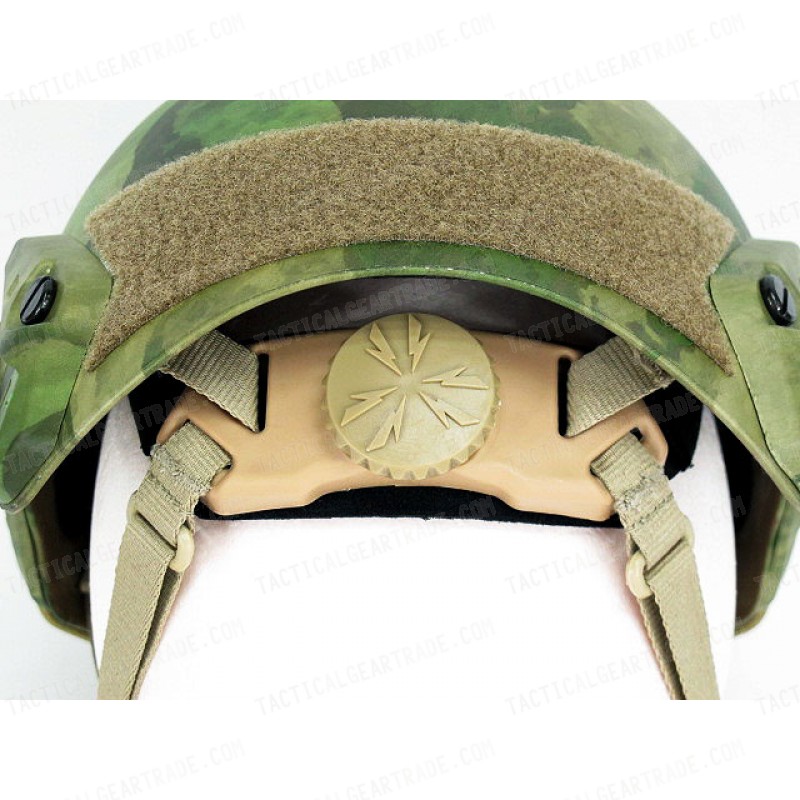 Airsoft FAST Base Jump Style Helmet A-TACS FG Camo