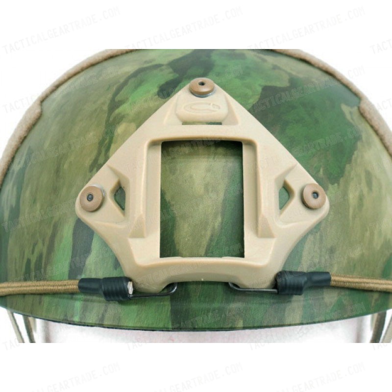 Airsoft FAST Carbon Style Helmet V2 A-TACS FG Camo