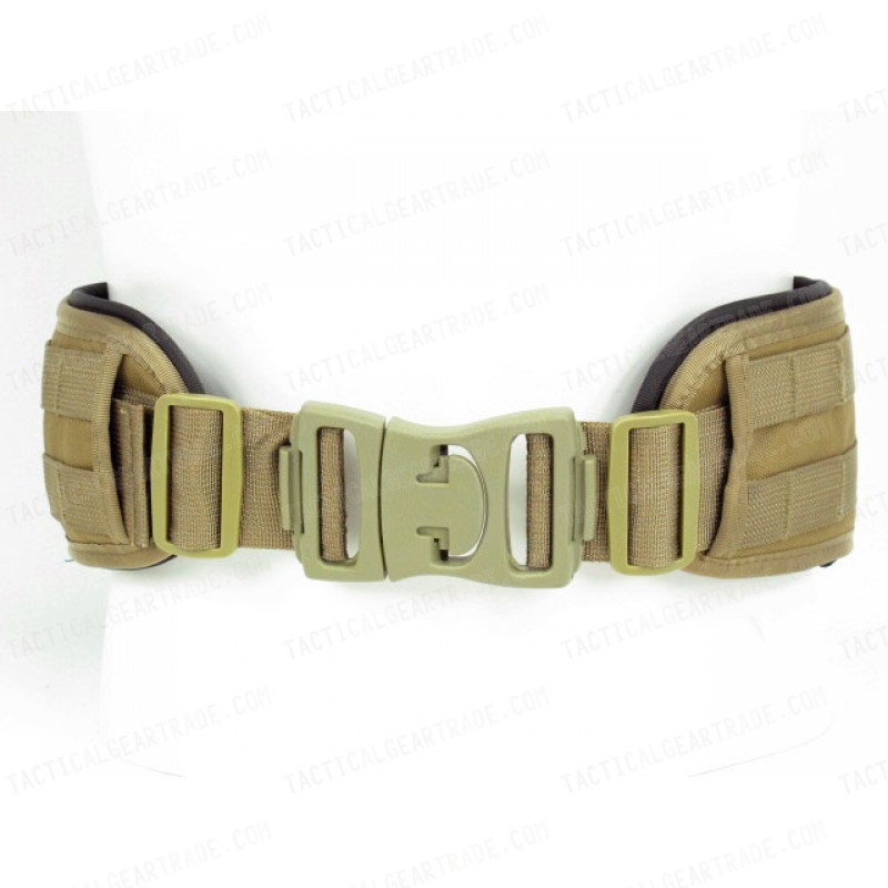 USMC Molle Airsoft Platform Waist Belt Coyote Brown CB