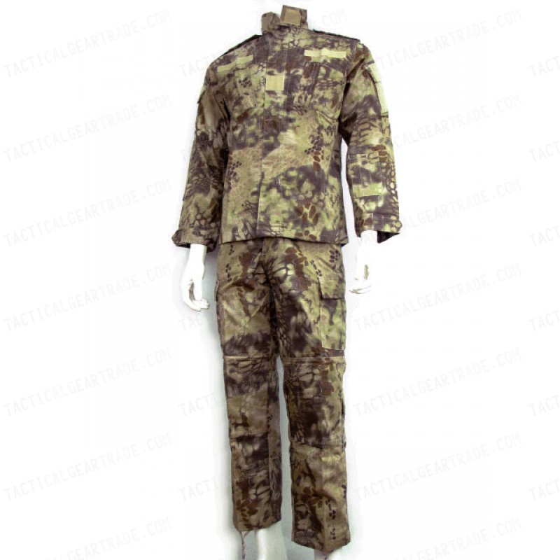 Kryptek Highlander Camo ACU Field Uniform Set Shirt Pants