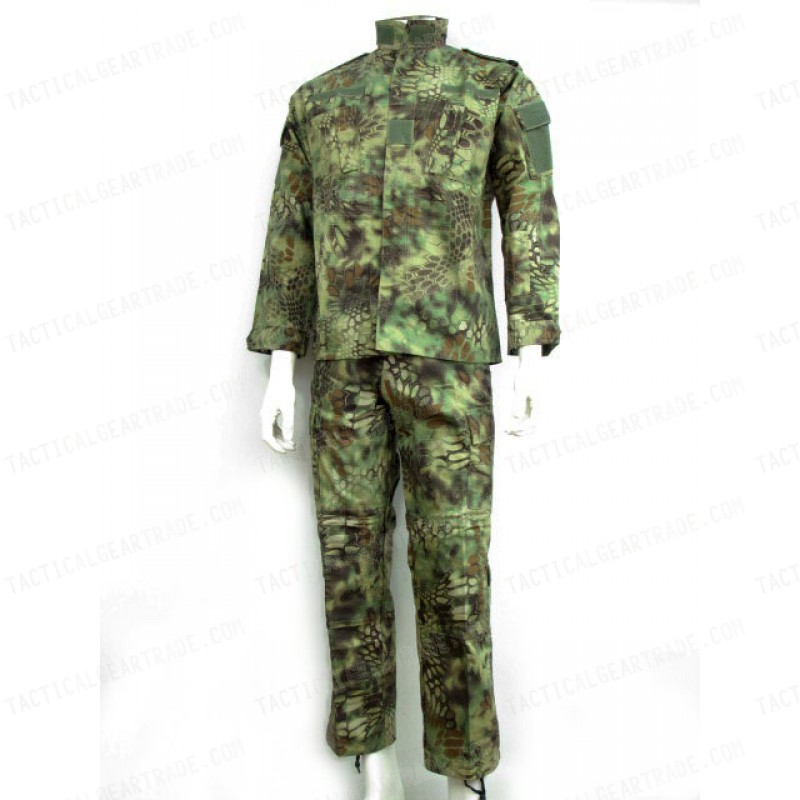 Kryptek Mandrake Camo ACU Field Uniform Set Shirt Pants