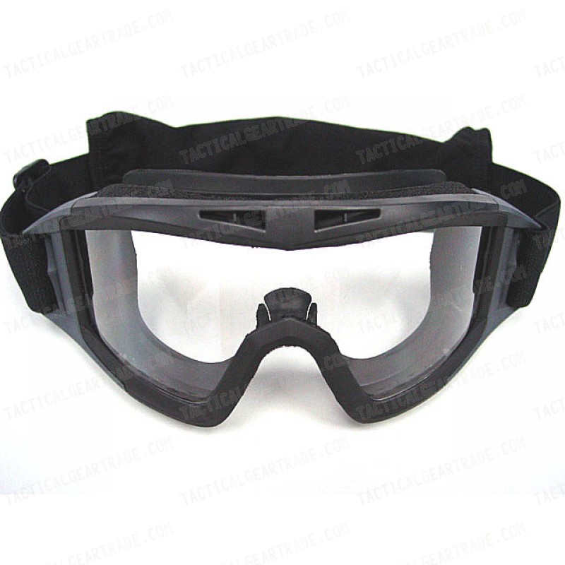 Airsoft Tactical Desert Goggle Glasses with 3 Lens Black