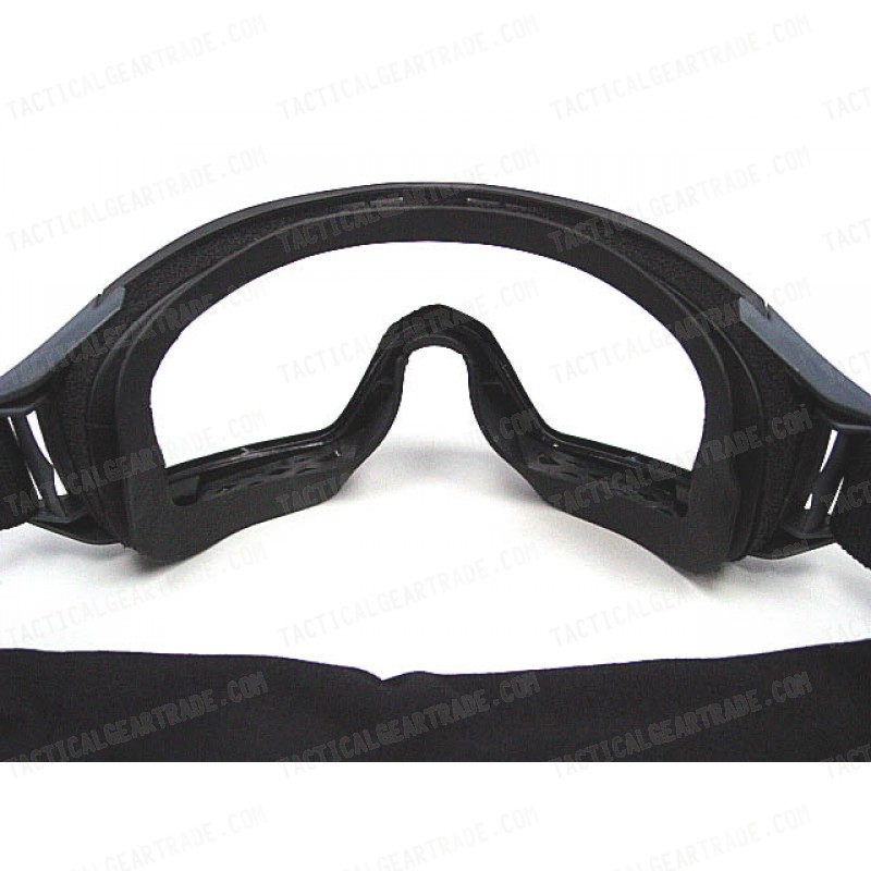 Airsoft Tactical Desert Goggle Glasses with 3 Lens Black