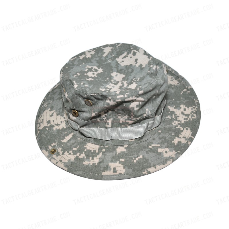 MIL-SPEC Boonie Hat Cap Digital ACU Camo for $5.99