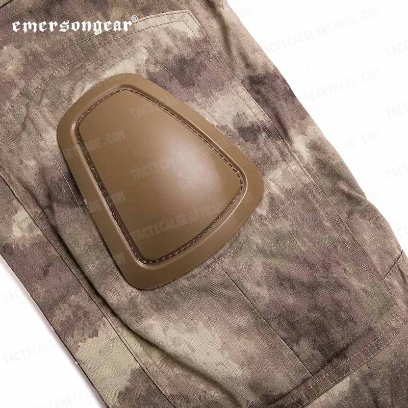 EMERSON Combat Shirt & Pants A-TACS Camo w/ Elbow & Knee Pads