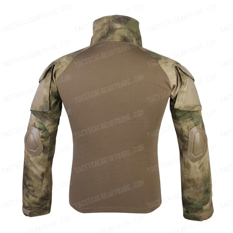 EMERSON Combat Shirt & Pants A-TACS Camo FG w/ Elbow & Knee Pads