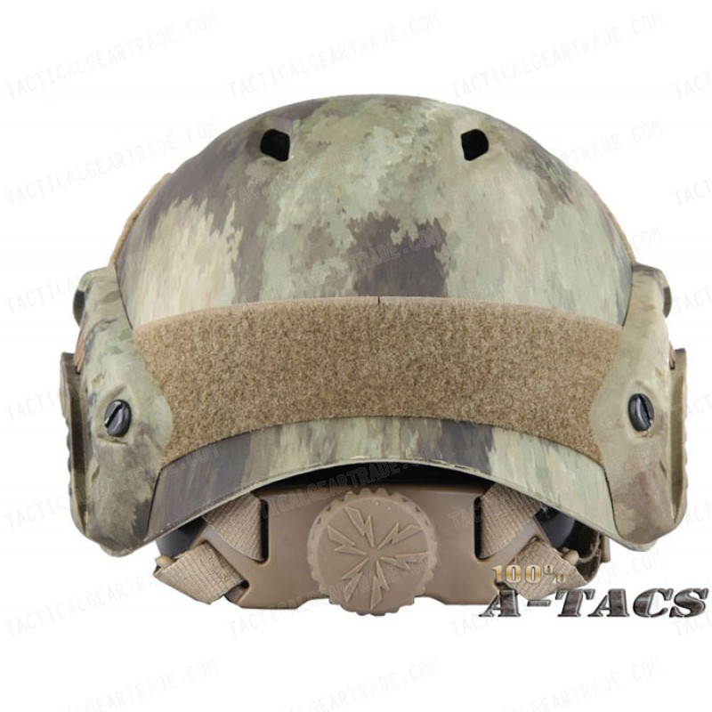 Airsoft FAST Base Jump Style Helmet A-TACS Camo