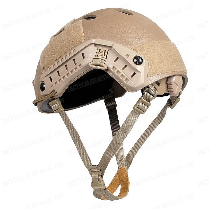 Airsoft FAST Carbon Style Helmet Tan