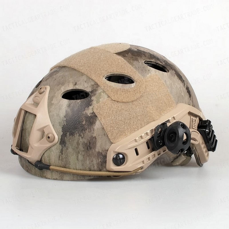 Airsoft FAST Carbon Style Helmet A-TACS Camo