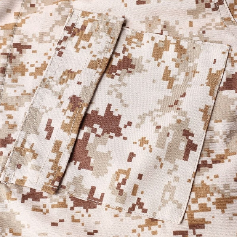 USMC US Army Digital Desert Camo ACU Style Uniform Set