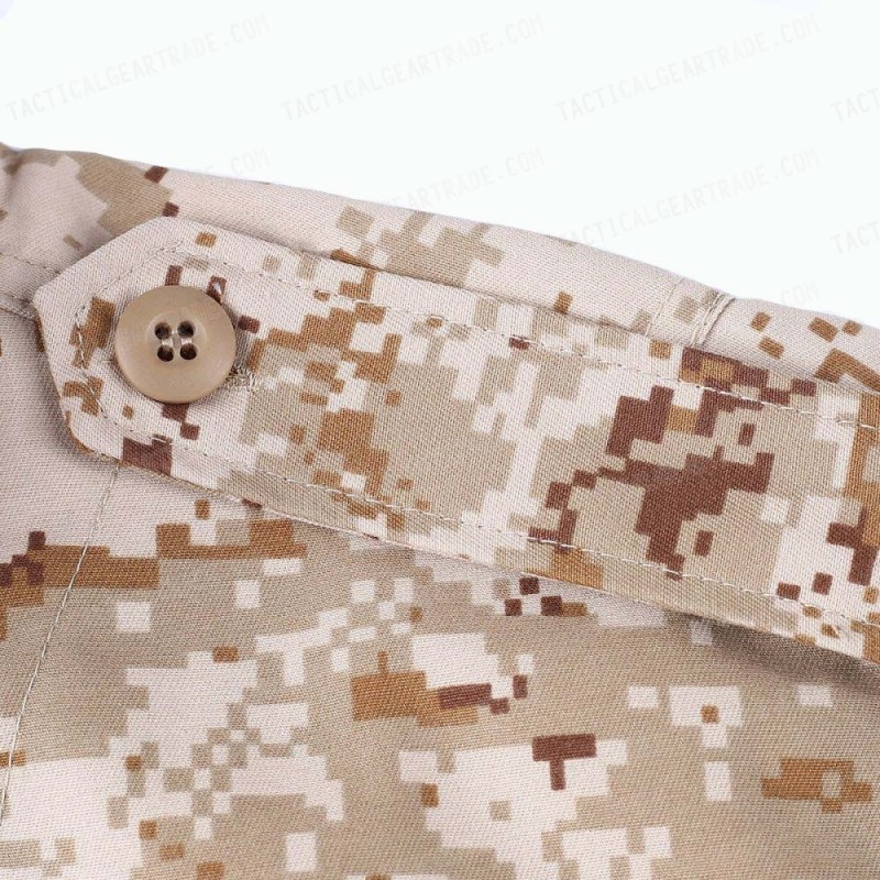 USMC US Army Digital Desert Camo ACU Style Uniform Set