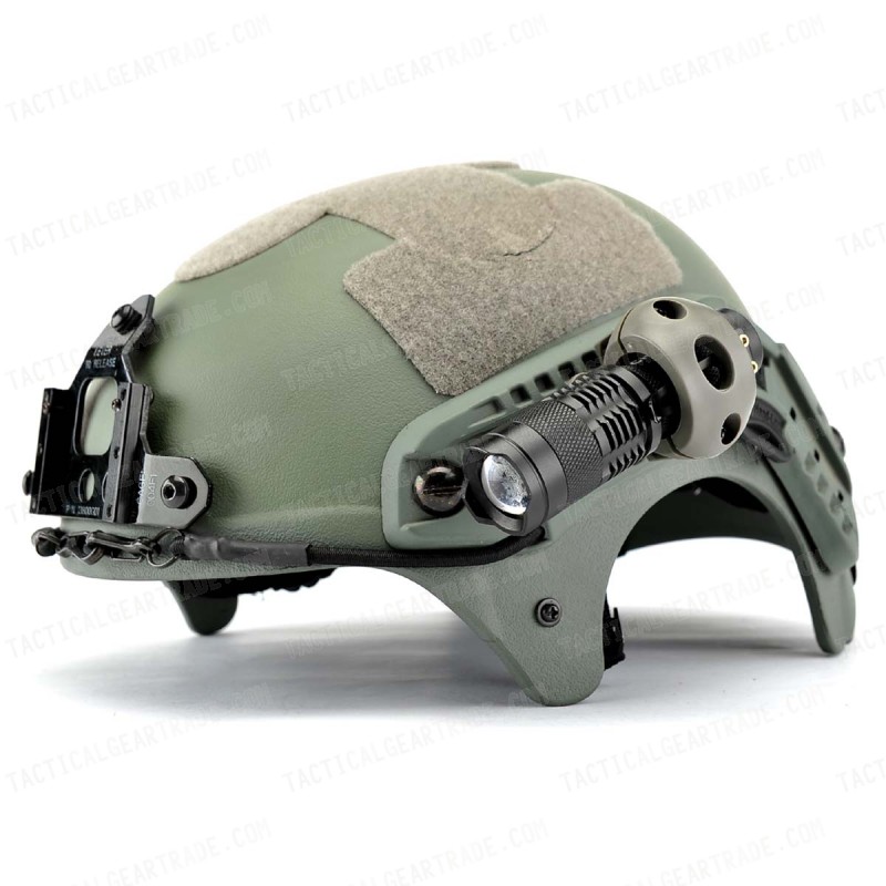 IBH Helmet with NVG Mount & Side Rail Light Grey