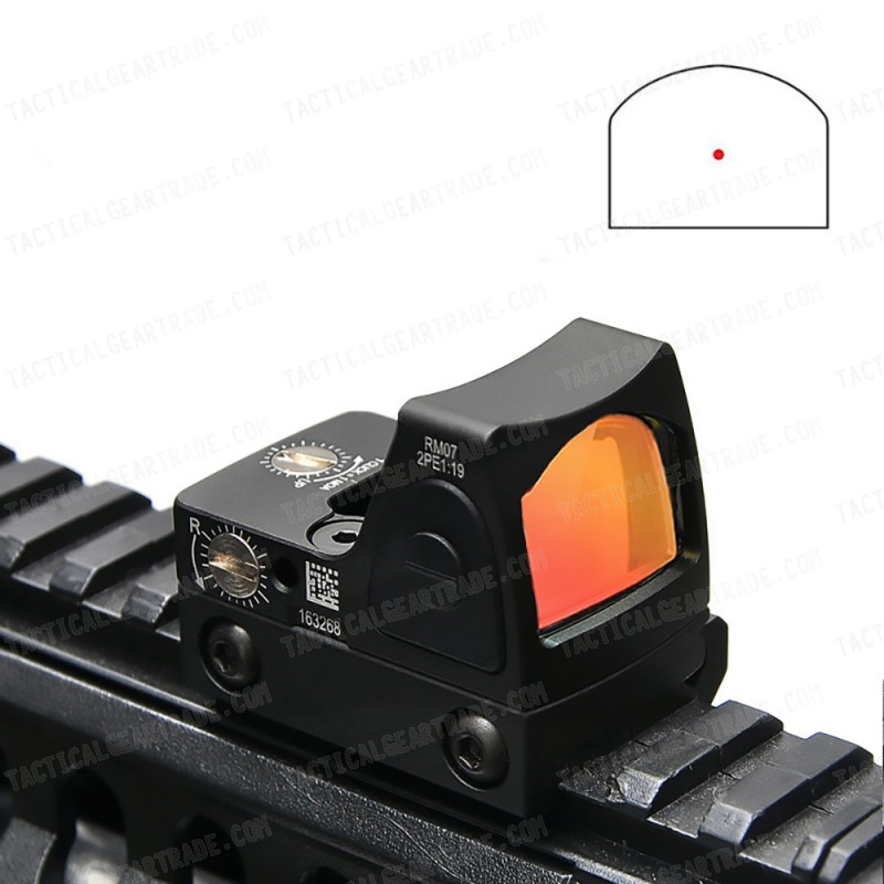 Mini RMR Red Dot Sight Collimator Rifle Reflex Sight Scope fit 20mm Weaver Rail For Airsoft / Hunting Rifle