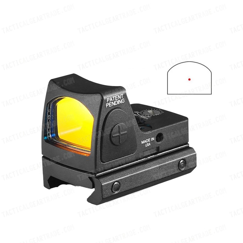 Mini RMR Red Dot Sight Collimator Rifle Reflex Sight Scope fit 20mm Weaver Rail For Airsoft / Hunting Rifle