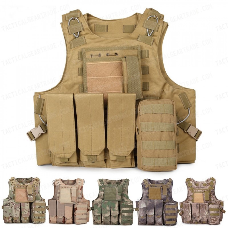 USMC Molle Combat Assault Plate Carrier Vest