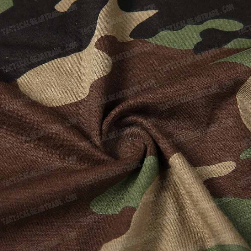 Camouflage Short Sleeve T-Shirt Camo Woodland