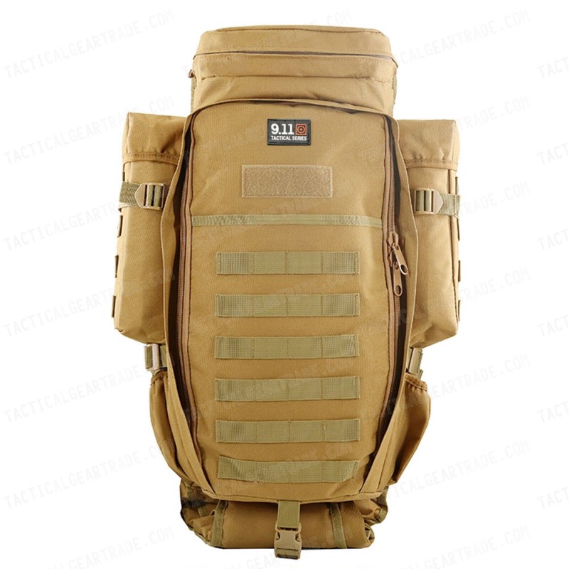 9.11 Tactical Full Gear Rifle Combo Backpack Coyote Brown