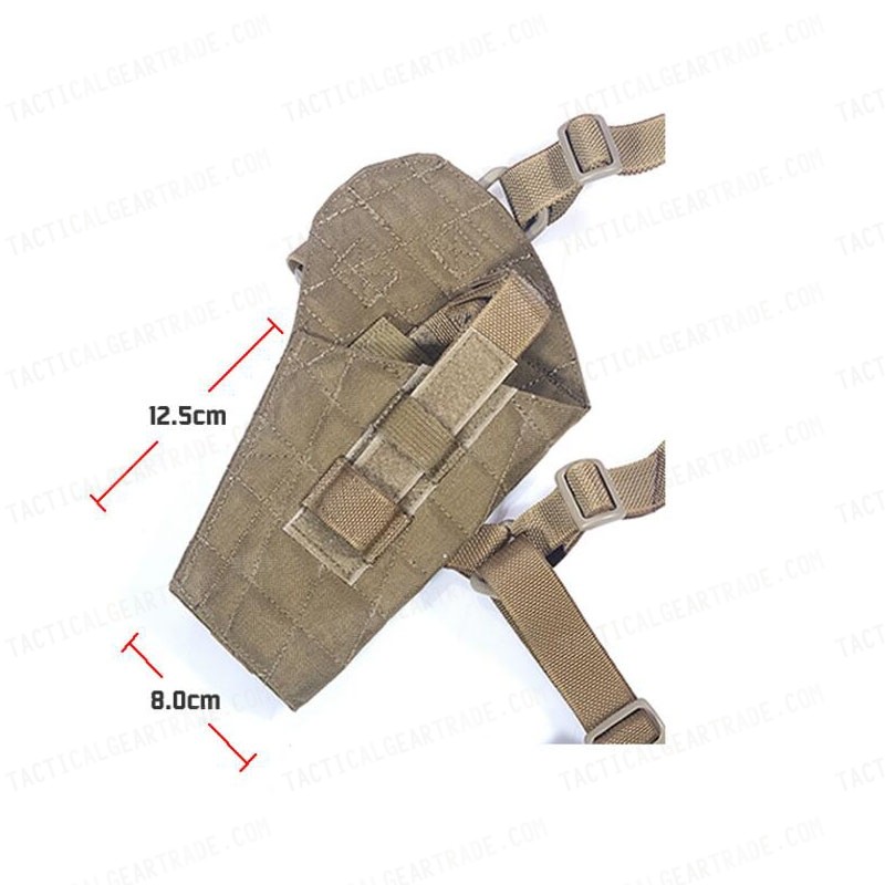 Flyye 1000D Shoulder Pistol Holster w/Mag Pouch Coyote Brown