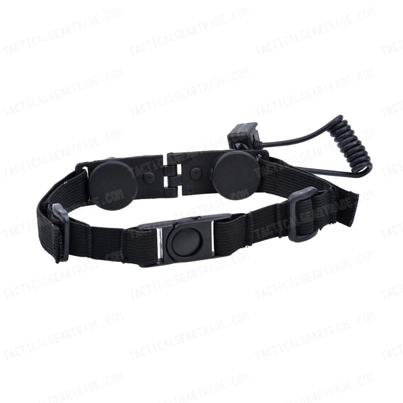 Z Tactical Throat Mic for Bowman EVO III Headset Black - Z045