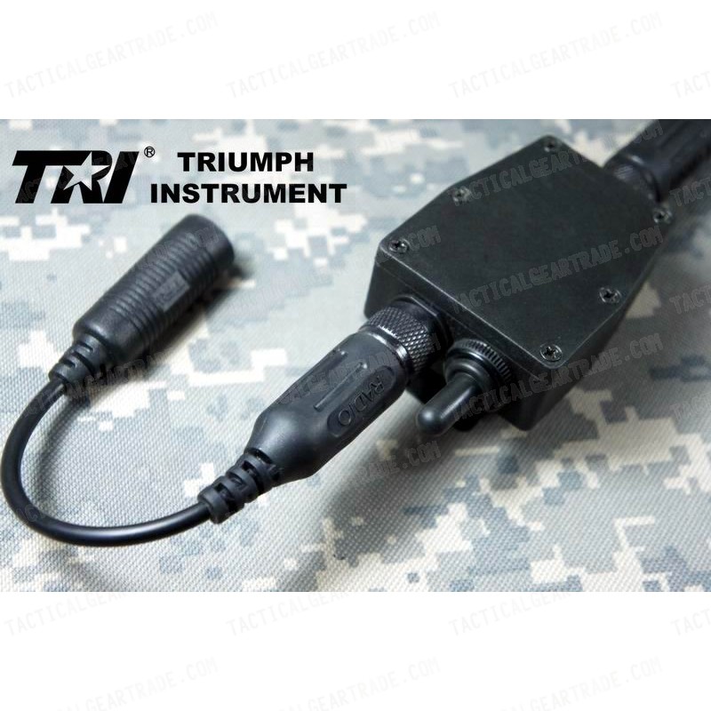 TRI TEA Style G-Switch-II PTT For TRI PRC-152 / 148 Military 6-Pins Ver