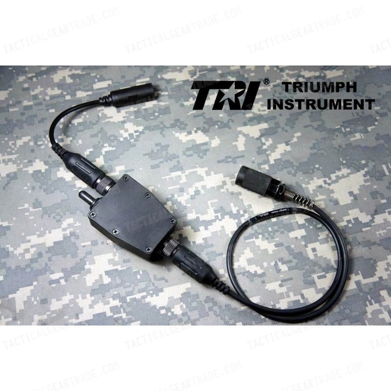 TRI TEA Style G-Switch-II PTT For TRI PRC-152 / 148 Military 6-Pins Ver