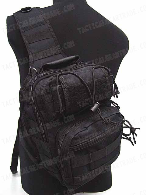 Tactical Utility Gear Shoulder Sling Bag Black M for $20.99 ...