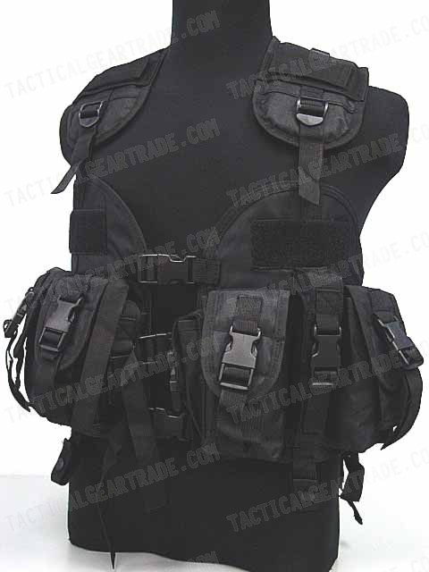 US Navy Seal CQB LBV Modular Assault Vest Black for $20.99